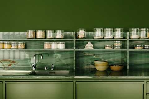 A Big Green Box Adds Flair and Function to an Open-Plan Berlin Apartment