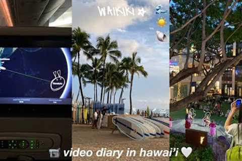 hawai'i diary 🥥 | waikiki beach, UH of Manoa, golden hour, overpriced bikinis