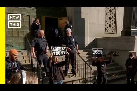 LIVE NOW: Court Exterior Ahead of Possible Trump Indictment
