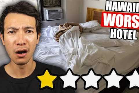 I Spent 24 Hours Inside Hawaii's WORST Hotel Room