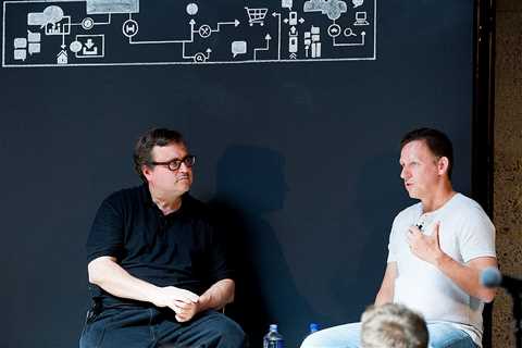Reid Hoffman, LinkedIn cofounder, said he talks to his friend Peter Thiel less to avoid political discussion and feuding over Donald Trump