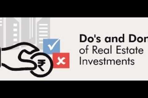 The Dos and Don'ts of Investing in Commercial Real Estate