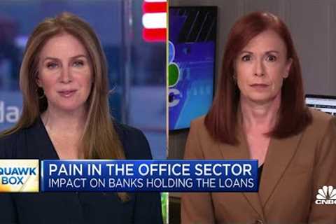 Commercial real estate drops in value as higher interest rates make borrowing costs higher