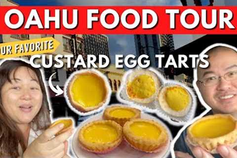 What to Eat in Hawaii | Food Tour of Oahu's Favorite Custard Egg Tarts