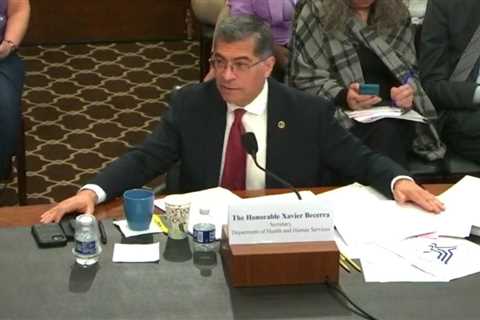 Biden’s HHS Secretary Xavier Becerra Admits His Department Has Been Illegally Spending Unauthorized Funds for the Past Two Years (VIDEO)