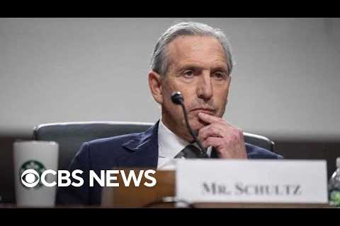 Watch Live: Former Starbucks CEO Howard Schultz testifies before Senate panel | CBS News