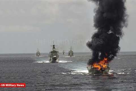 South China Sea Dispute Tension: US Navy Destroyer USS Milius Make Horrible Transit in Taiwan Strait