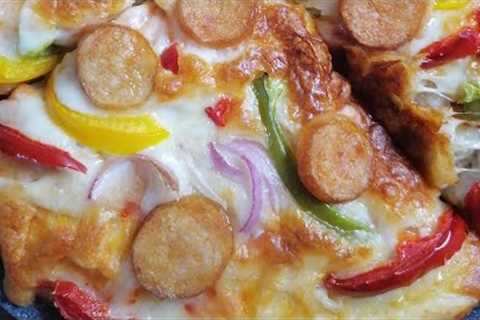 The best pizza you would ever taste/How to make pizza at home.