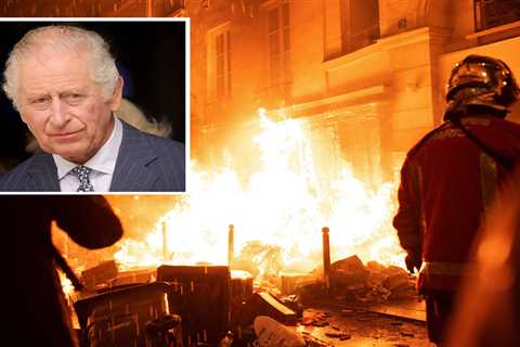 King Charles' state visit to France is delayed as strikes paralyze its cities and people set fire to buildings to protest higher retirement age