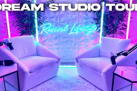 How I Built my DREAM PODCAST STUDIO! - $50,000 STUDIO TOUR!