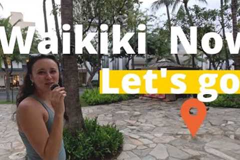 Waikiki 4K NARRATED walking tour | End to End | OAHU