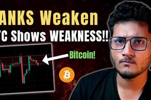 🚨 US banks weaken - Bitcoin can't break THIS | ETH Crypto Update