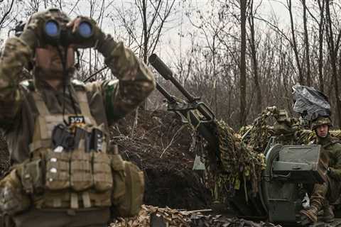 Ukrainian troops blew up their own building to trap Russian forces after they blasted their way inside with a tank, commander says