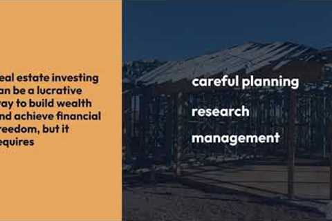 Getting started with real estate investing