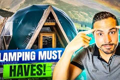 BUDGET Friendly Ways To Improve Your Glamp Site (WATCH BEFORE YOU START A SITE)