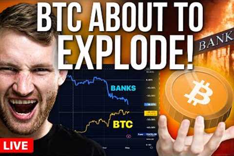 DECOUPLING BEGINS! Failing Banks &amp; Stocks To BENEFIT BITCOIN?