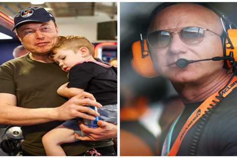 Billionaire rivals Elon Musk and Jeff Bezos showed up as VIPs at the F1 Grand Prix in Miami &mdash; take a look