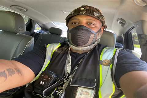I'm a part-time Uber Eats driver with a 5-star rating who starts my days at 4 a.m. I've figured out how to get good tips but wear protective gear and a body cam because I fear for my safety.