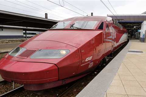 See inside one of Europe's fastest high-speed trains, which bolts at 186 miles per hour and serves meals in first class