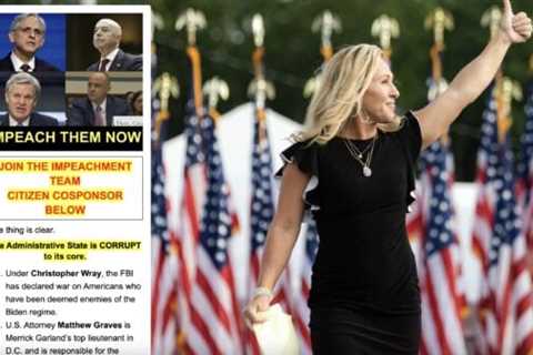 Rep. Marjorie Taylor Green is Asking for Citizen Co-Sponsors to Join the Impeachment Team to Help Drain the DC Swamp – Here’s How