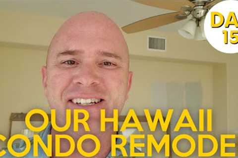 Our HAWAII Condo Remodel Episode 3 - Cabinets installed! Mike Drutar Hawaii Real Estate