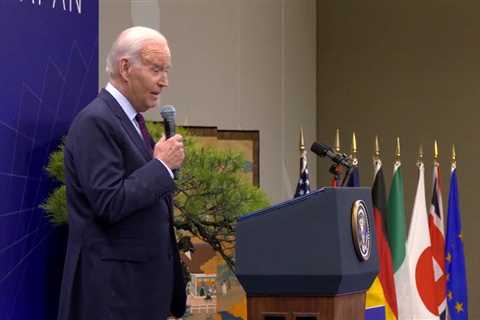 “President Loon” Biden Rambles Incoherently About South Korean President, Taxes, Global Warming During Presser in Japan (VIDEO)