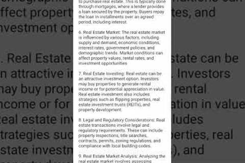 The Ultimate Real Estate Handbook: Everything You Need to Know About Properties, Transactions.