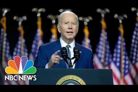 LIVE: Biden delivers remarks on administration's conservation efforts | NBC News