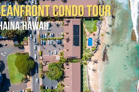 Maui Oceanfront Condo Tour  In Lahaina, HI,3691 Lower Honoapiilani , Real Estate Video Tour.