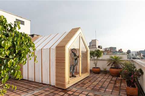 This Tiny $8K Prefab Stretches Open for When You Need a Little More Room