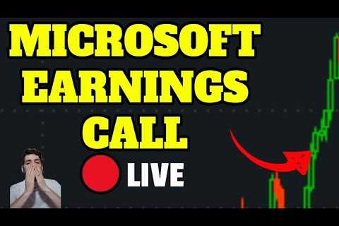 🔴WATCH LIVE: MICROSOFT (MSFT) Q3 EARNINGS 4PM | FULL EARNINGS REPORT