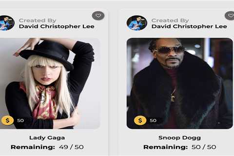 Digital art goes A-list: Illuminate.art showcases NFTs of Lady Gaga and Snoop Dogg’s portraits by David Christopher Lee