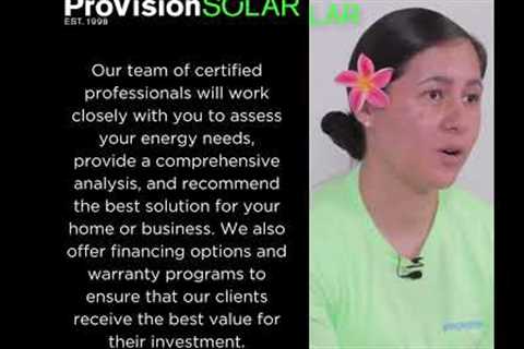 Learn more about Hawaii's Best Solar company