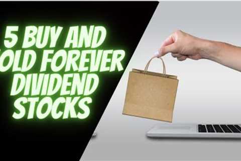 Dividend Stocks to Buy and Hold Forever for Dividend Growth Investing Strategy and  Passive Income