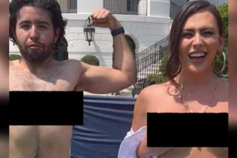 Trans Influencer Flashes Fake Breast on White House Lawn At Biden Prides Event – Calls to Support “Free the Nipple” Movement (VIDEO)