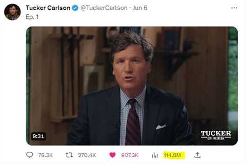 FOX News Sends Tucker Carlson Cease and Desist Letter as His Twitter Videos Crash 100 Million Views – His Attorney Responds