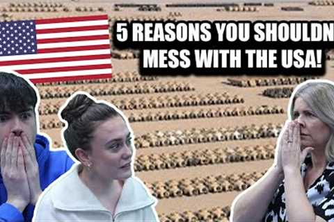 BRITISH FAMILY REACTS! 5 Reasons You Shouldn't Mess With The USA!