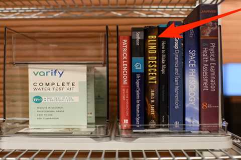 NASA runs a tiny, isolated cabin that simulates a year of life on Mars, and for some reason, they put a book about the psychological horrors of cave exploration in it