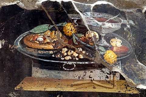 Sorry, pizza purists &mdash; a fresco from Pompeii shows Romans were eating a precursor to pizza 2,000 years ago with fruit that resembles pineapple