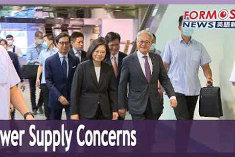 Tsai, business group leader talk energy security