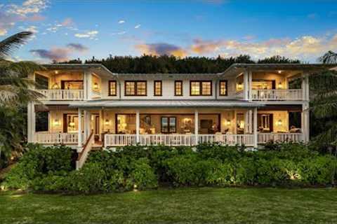 $10 Million Home on North Shore, Oahu, Hawaii - Home Tour