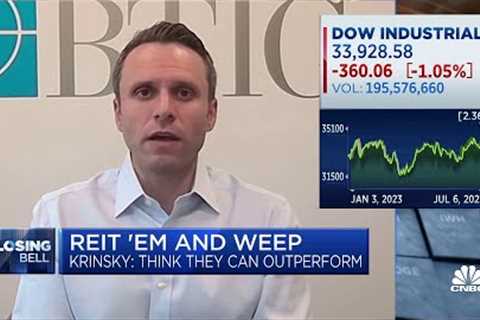 REITs beginning to break the 18-month downtrend, says BTIG's Jonathan Krinsky