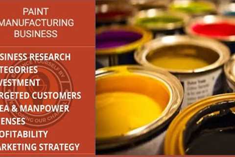 Paint Manufacturing Business | How to start paint making business | #business #trends @Howtoooo