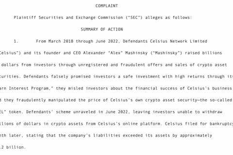 Former Celsius CEO Arrested, Sued by SEC for Securities Fraud 