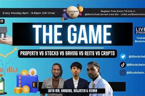 Property vs Stocks vs Savings vs Reits vs Crypto - THE GAME - 10/07/2023