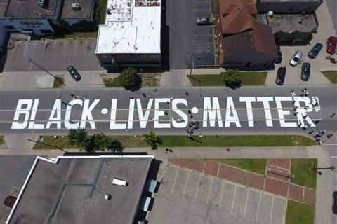 A Michigan city stopped people from repainting a Black Lives Matter street mural, claiming it posed 'traffic safety concerns'