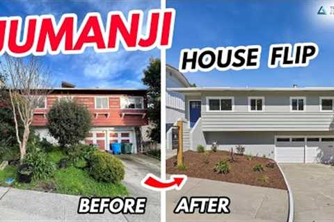 Jumanji House Flip Before &amp; After - Home Remodel Before and After