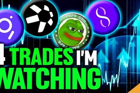 Top 4 Crypto Trades I'm Watching! (This Weekend)
