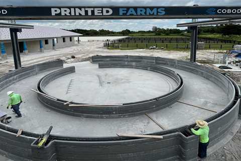 The world's largest 3D-printed building will soon be a luxury barn in Florida's 'Disney World for Horses' &mdash; see inside the $3.3 million project