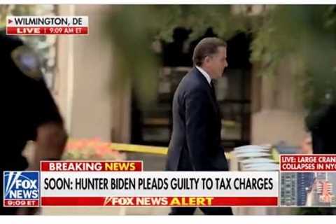 BREAKING: Hunter Biden Arrives at Federal Court in Delaware Ahead of Expected Guilty Plea to Sweetheart Deal by DOJ – A Complete Bastardization of Justice